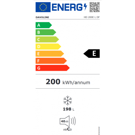 Davoline HD 200E L DF Οριζόντιος Καταψύκτης Dual Function 198lt 5202455025910